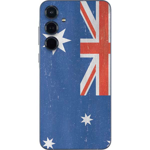Australia Flag Distressed Galaxy A55 5G Skin